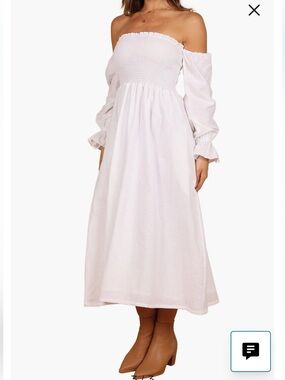 Petal and Pup Off Shoulder Dress